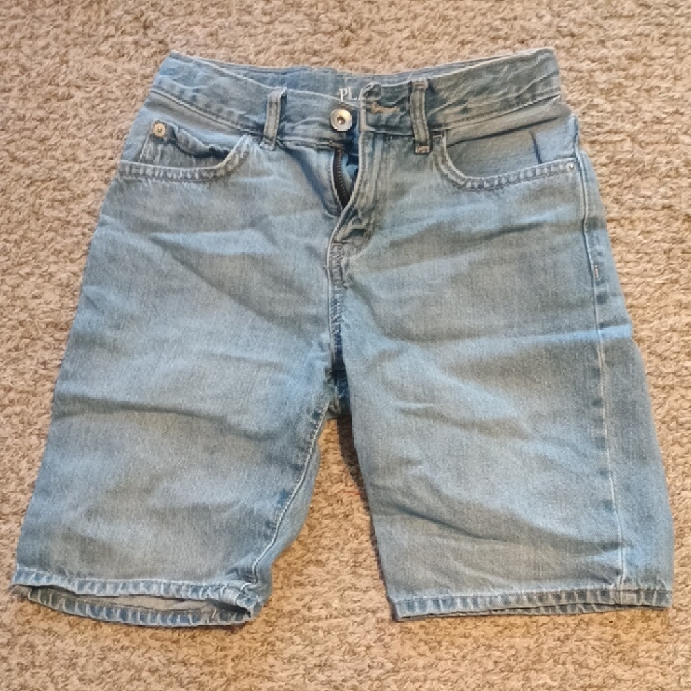 Light Wash Denim Shorts